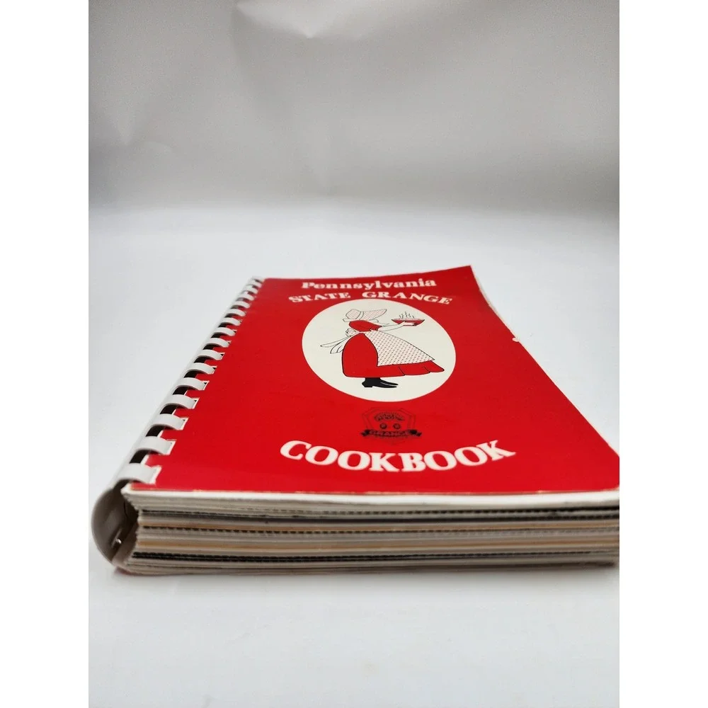 Vintage Pennsylvania State Grange Cookbook 1989 Spiral Bound Community Recipes